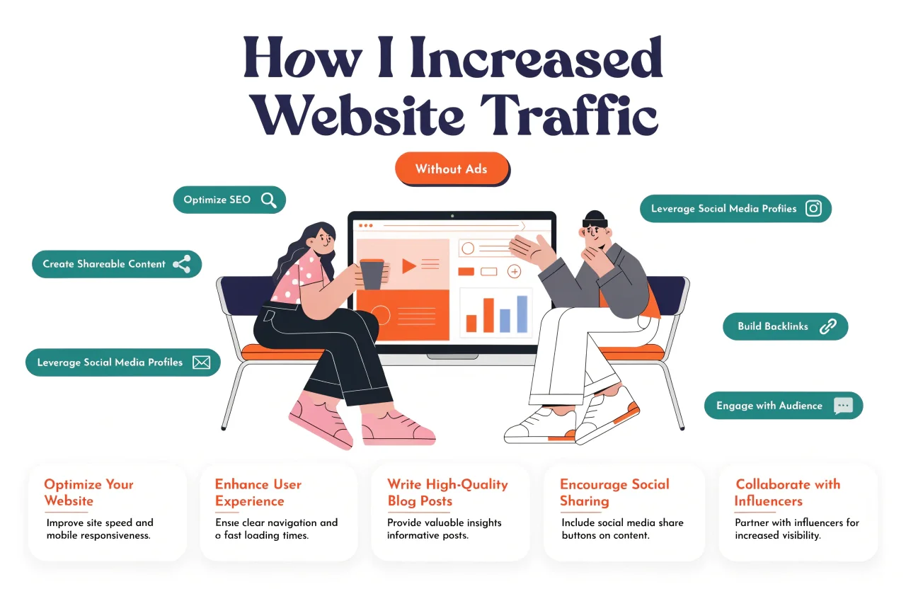 increase website traffic without ads